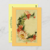 カトリーンクライン花アルファベットC菊 ポストカード (正面/裏面)