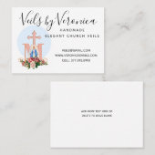 カトリ伝統的ックヴァージンマリー宗教バラ 名刺 (正面/裏面)