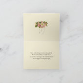 カトリ結婚ックのヴィンテージさくらんぼ サンキューカード (内部)