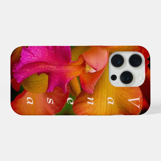 カトレア・オーキッド・ポートレート iPhoneケース (裏面横)