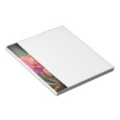 カトレヤオーキッドと3つのハミングバードのヒード ノートパッド (アングル)