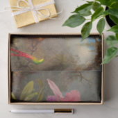 カトレヤオーキッドと3つのハミングバードのヒード 薄葉紙 (ギフト)