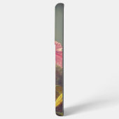 カトレヤオーキッドと3つのハミングバードのヒード SAMSUNG GALAXYケース (裏面横)