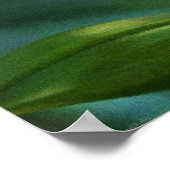 カトレヤオーキッドアートプリント-24x20 – その他のサイズも ポスター (角)