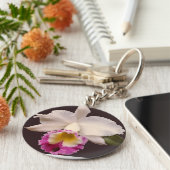 カトレヤオーキッドキーチェーン キーホルダー (側面)