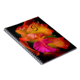 カトレヤオーキッドポートレート ノートブック