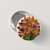 カトレヤグッタタレオポリディヴィンテージリンデニアオーキッド 缶バッジ (正面&裏面)