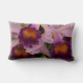 カトレヤハイブリッドオーキッド装飾用クッション ランバークッション (裏面)