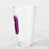 カトレヤパーソナライズされたオーキッドモチーフプリント タンブラーグラス (左)