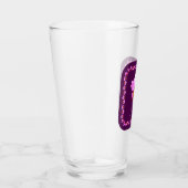 カトレヤパーソナライズされたオーキッドモチーフプリント タンブラーグラス (右)