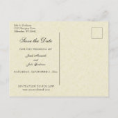 カト伝統的リックが日付を結婚救う 案内ポストカード (裏面)