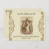 カト伝統的リックが日付を結婚救う 案内ポストカード (正面/裏面)