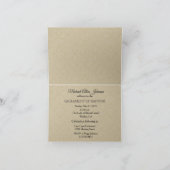 カト伝統的リックエンジェル洗礼招待状 招待状 (内部)