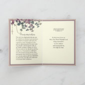 カト伝統的リック悔やみや弔慰ロザリオ十字カード カード (内部)