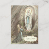 カト伝統的リック結婚式の引き出物 名刺 (正面)