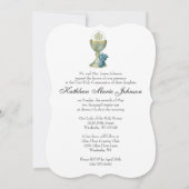 カト伝統的リック聖餐式フローラ 招待状 (裏面)