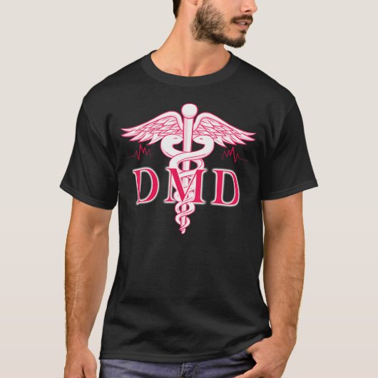 カドゥケウスTシャツ DMD歯学博士 Tシャツ (正面)