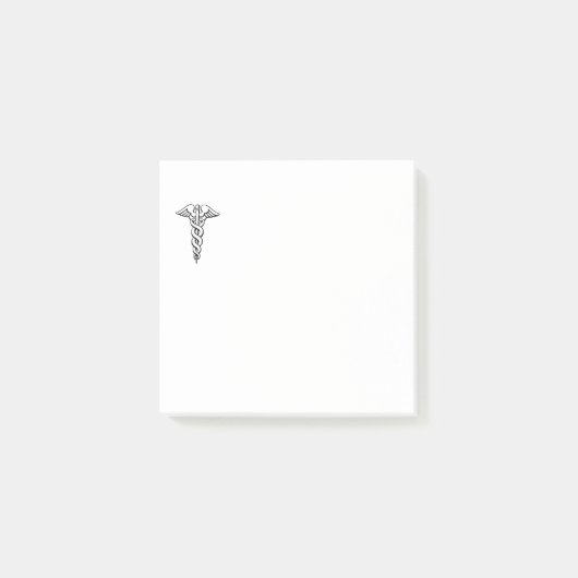 カドゥセウスの医学的記号 ポストイット (正面)