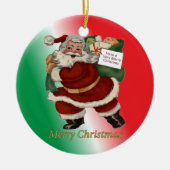 カドゥセウスカスタムクリスマス飾り セラミックオーナメント (正面)