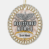 カドゥセウスカスタムナース登録オーナメント セラミックオーナメント (左)