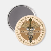 カドゥセウスカスタム登録ナース磁石 マグネット (正面/裏面)