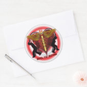 カドゥセウスハートV-1、ミッシェ、ミステラ ラウンドシール (封筒)