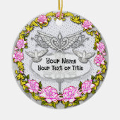 カドゥセウスバラカスタムナースドクターオーナメント セラミックオーナメント (正面)