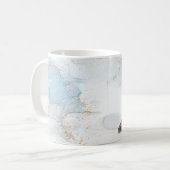 カドゥセウスメディカルカパーバラ金ゴールドラグジュアリーマーブル コーヒーマグカップ (正面左)