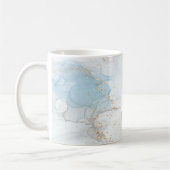 カドゥセウスメディカルカパーバラ金ゴールドラグジュアリーマーブル コーヒーマグカップ (左)