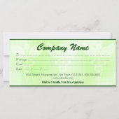 カドゥセウス代替医療$100ギフト券 (裏面)