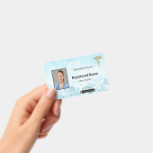 カドゥセウス分子メディカルフォトID バッジ (手持ち)