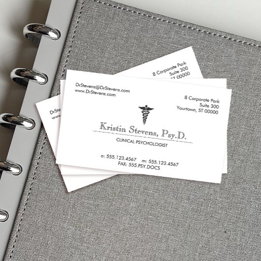 カドゥセウス医療プロフェッショナルナースまたは医師 名刺