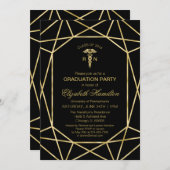 カドゥセウス医療看護学校卒業会 招待状 (正面/裏面)