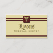 カドゥセウス医科医気に医用クリームと赤 名刺 (正面)