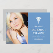 カドゥセウス医科卒業写真招待状 招待状 (正面/裏面)