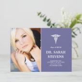 カドゥセウス医科卒業写真招待状 招待状 (スタンド正面)