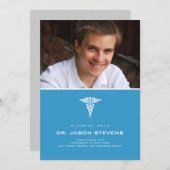 カドゥセウス医科卒業招待状 招待状 (正面/裏面)