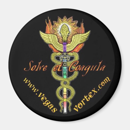 カドゥセウス磁石を解決 マグネット (正面)