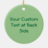 カドゥセウス葉セラミックオーナメント セラミックオーナメント (裏面)