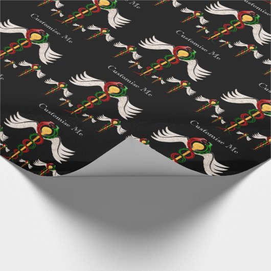 カドゥセウス（フルカラー） ラッピングペーパー (角)