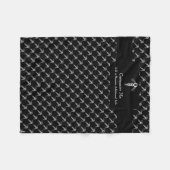 カドゥセウス（白） フリースブランケット (正面(横))