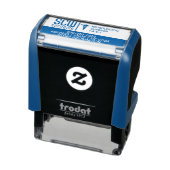 カドゥセウスDIY医療プロフェッショナルロゴブランドブルー セルフインキングスタンプ (商品)