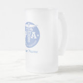 カドゥセウスPA2ギフトアイディア フロストグラスビールジョッキ (正面右)