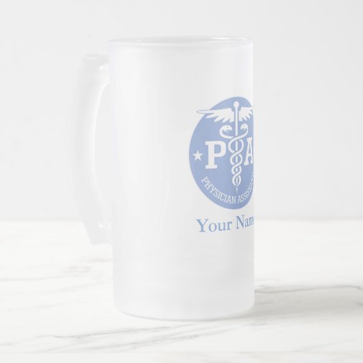 カドゥセウスPA2ギフトアイディア フロストグラスビールジョッキ (正面左)