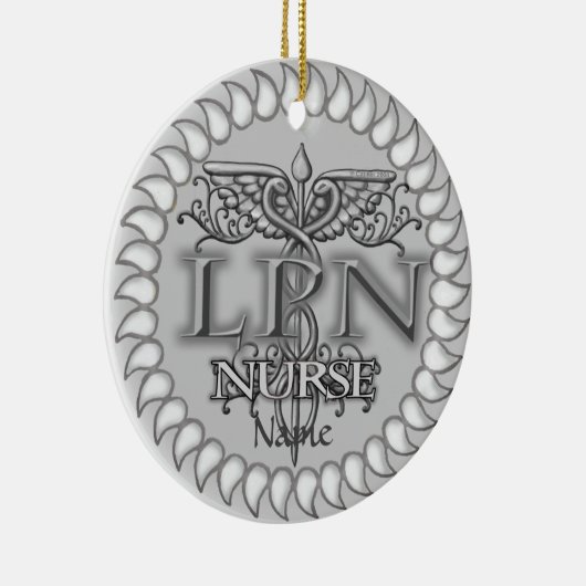 カドゥセファンシーウスLpnナースカスタムナースオーナメント セラミックオーナメント (右)