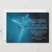 カドゥセモダンス医科学校卒業招待状 招待状 (正面)