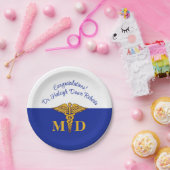 カドゥセ王室のスブルー医科学校卒業 ペーパープレート (パーティー)