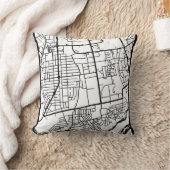 カドゥナ ナイジェリア 市地図 クッション (ブランケット)