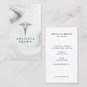 カドゥーセスシンボル大理石パターンビジネスカード 名刺 (正面/裏面)