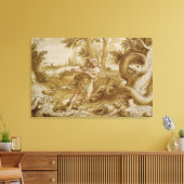 カドマスがドラゴンを攻撃しようとしている キャンバスプリント (インサイチュ (リビング))